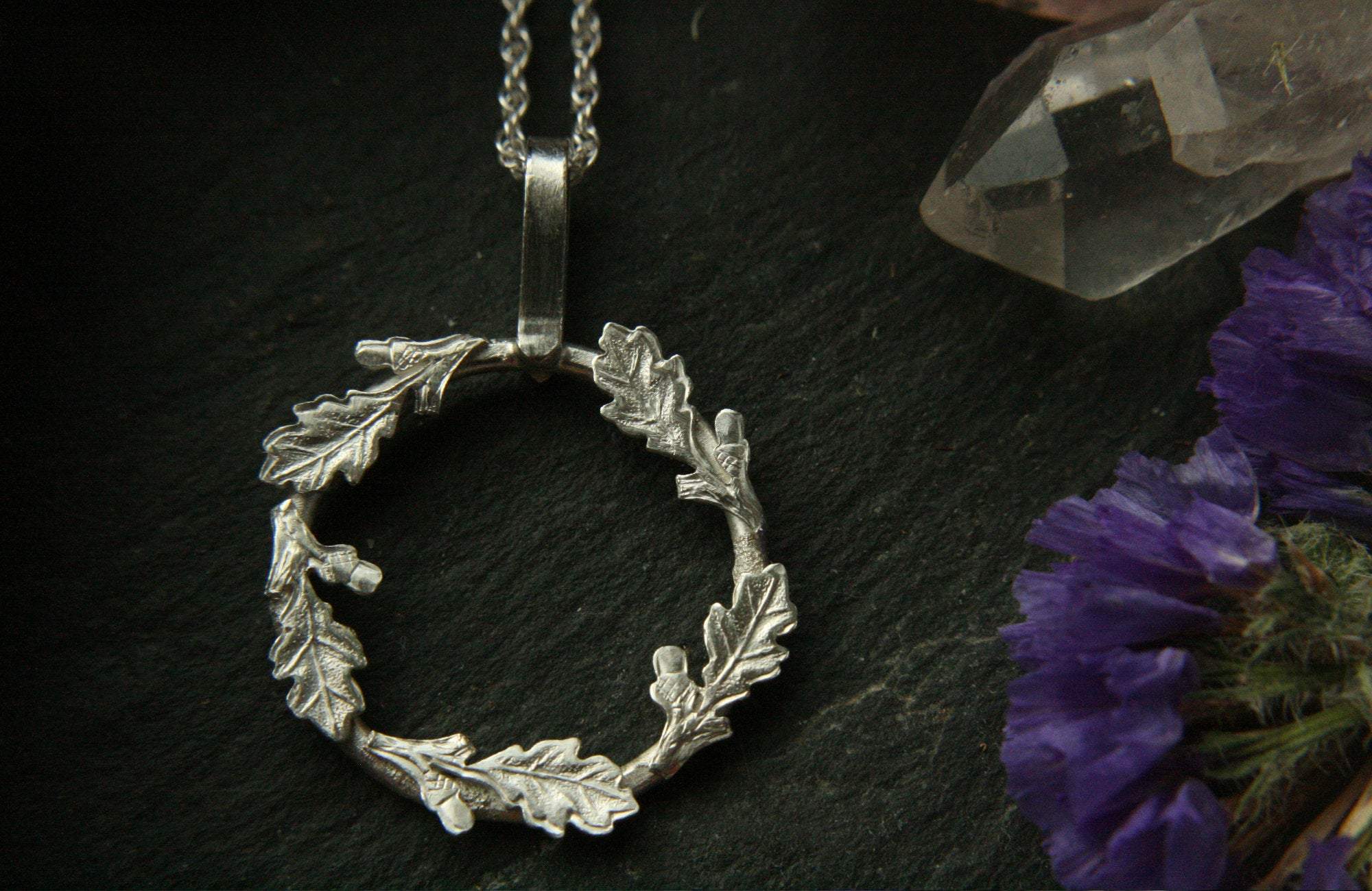 Oak Leaf Protection Necklace - Andune Jewellery